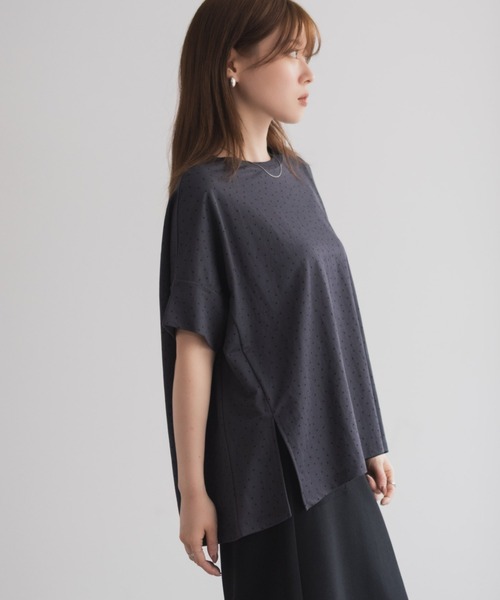 NAVY(ネイビー)の「nAvy SARARI ドルマンTシャツ(Tシャツ/カットソー・レディース・オレンジ/ライトベージュ/グレー系その他/モカ・L/M)」の19枚目の写真