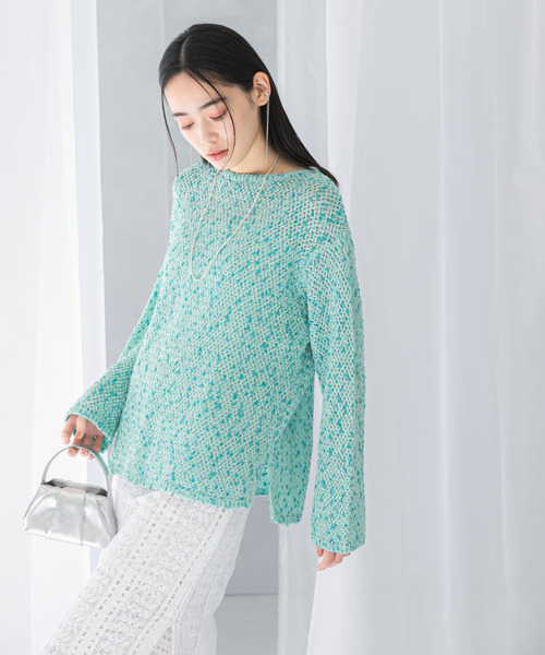 セール】透かし編みラメニット（ニット/セーター）｜URBAN RESEARCH