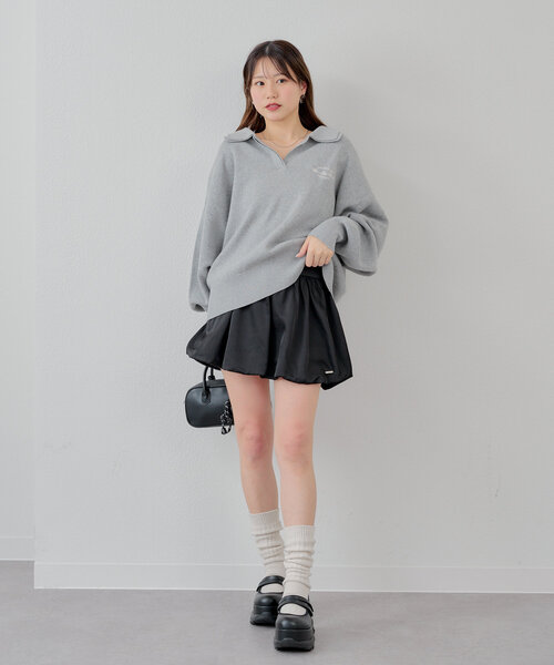 Chico（チコ）の「【3サイズ展開】スニーカーソールバレエシューズ（スニーカー・レディース・ピンクベージュ/ブラック/アイボリー・LARGE/MEDIUM/SMALL）」の8枚目の写真