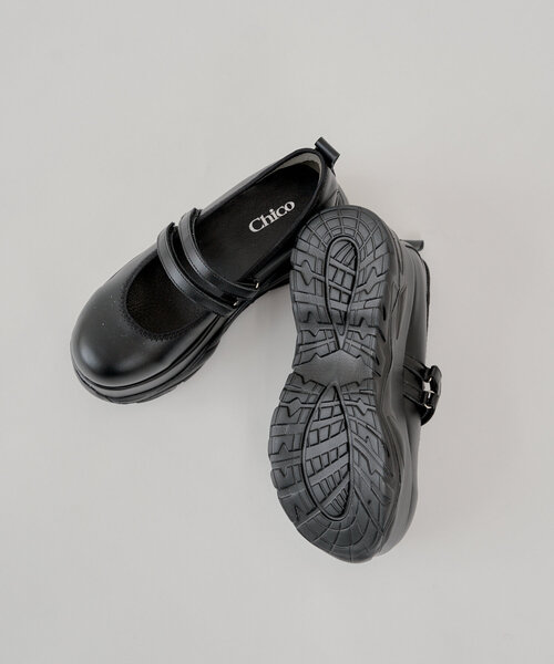 Chico（チコ）の「【3サイズ展開】スニーカーソールバレエシューズ（スニーカー・レディース・ピンクベージュ/ブラック/アイボリー・LARGE/MEDIUM/SMALL）」の17枚目の写真