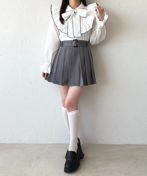 apres jour(アプレジュール)の「フリルメローリボンボウタイブラウス(シャツ/ブラウス・レディース・ホワイト系その他2/ホワイト・フリー/X-LARGE)」の11枚目の写真