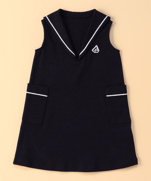 COMME CA ISM(コムサイズム)の「セーラーワンピース(ベビーサイズ)(ワンピース・キッズ・ネイビー・80-90cm)」の3枚目の写真