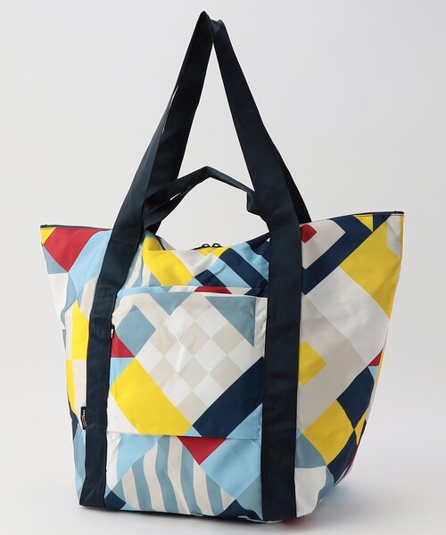 MILESTO(ミレスト)の「MILESTO × PAPIERTIGRE/ミレスト × パピエ ティグル ポケッタブルトートバッグ 18L(トートバッグ・メンズ・ネイビー/サックスブルー/その他9・ONE SIZE)」の5枚目の写真