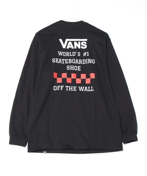 国内配送★VANS★M WORLD'S #1 SHOE 長袖T 3色 VANS ヴァンズ M World N1 Shoe L TEE ロングスリーブ
