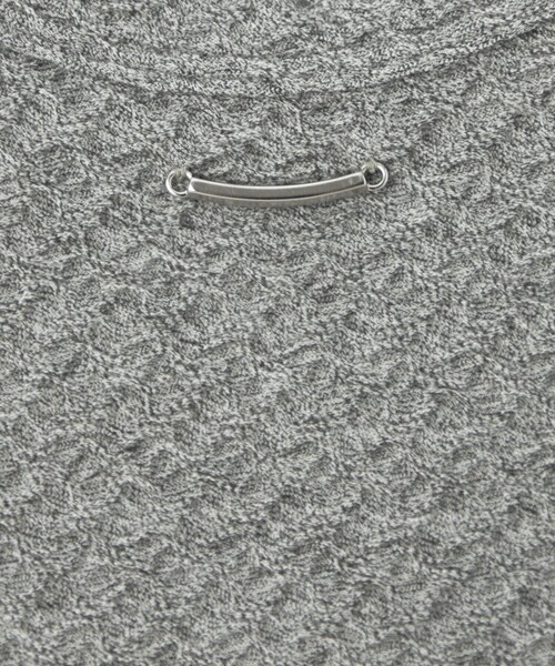 EMMEL REFINES（エメルリファインズ）の「＜EMMEL REFINES＞EM シャーリング ジャカード タンクトップ（タンクトップ・レディース・ダークグレー/ホワイト・FREE）」の10枚目の写真