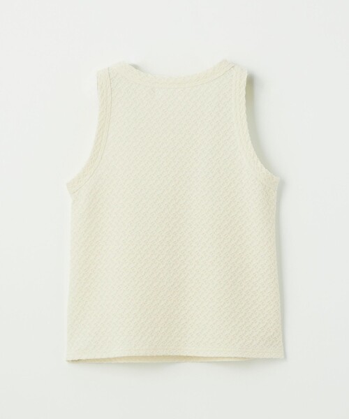 EMMEL REFINES（エメルリファインズ）の「＜EMMEL REFINES＞EM シャーリング ジャカード タンクトップ（タンクトップ・レディース・ダークグレー/ホワイト・FREE）」の12枚目の写真