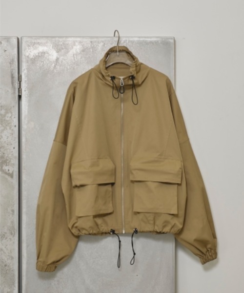 TODAYFUL（トゥデイフル）の「TODAYFUL Standcollar Zip Blouson（ブルゾン・レディース・カーキブラウン/ブラック・36/38）」の2枚目の写真