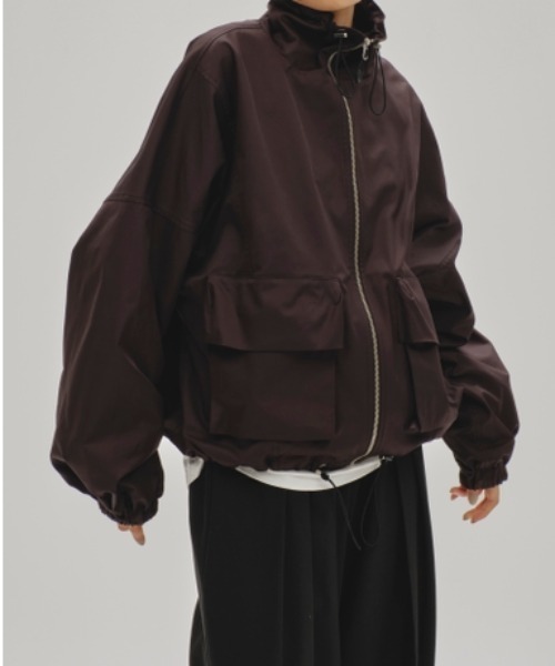 TODAYFUL（トゥデイフル）の「TODAYFUL Standcollar Zip Blouson（ブルゾン・レディース・カーキブラウン/ブラック・36/38）」の3枚目の写真