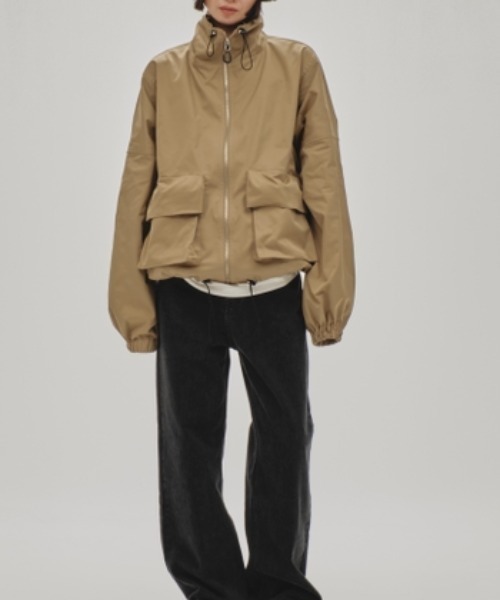 TODAYFUL（トゥデイフル）の「TODAYFUL Standcollar Zip Blouson（ブルゾン・レディース・カーキブラウン/ブラック・36/38）」の5枚目の写真
