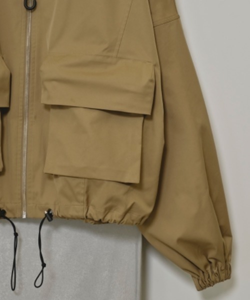 TODAYFUL（トゥデイフル）の「TODAYFUL Standcollar Zip Blouson（ブルゾン・レディース・カーキブラウン/ブラック・36/38）」の9枚目の写真