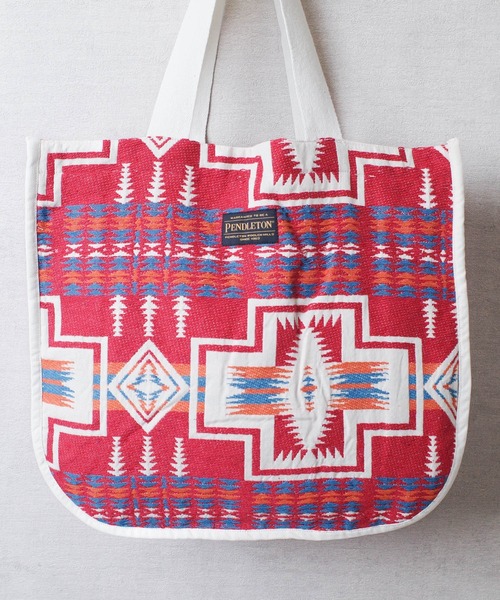 PENDLETON(ペンドルトン)の「【PE2】【PENDLETON/ペンドルトン】JAQUARD TOTE ジャガード トートバッグ(トートバッグ・レディース・レッド/チャコールグレー・FREE)」の11枚目の写真