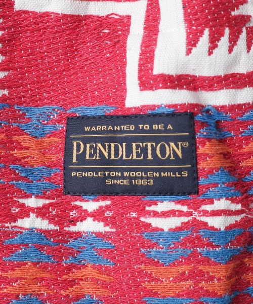 PENDLETON(ペンドルトン)の「【PE2】【PENDLETON/ペンドルトン】JAQUARD TOTE ジャガード トートバッグ(トートバッグ・レディース・レッド/チャコールグレー・FREE)」の13枚目の写真