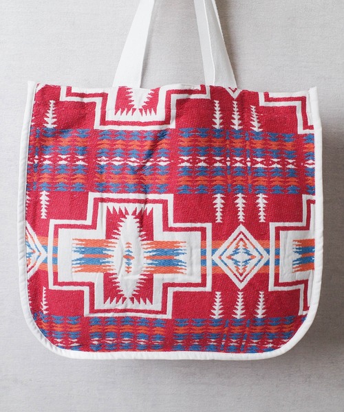 PENDLETON(ペンドルトン)の「【PE2】【PENDLETON/ペンドルトン】JAQUARD TOTE ジャガード トートバッグ(トートバッグ・レディース・レッド/チャコールグレー・FREE)」の16枚目の写真