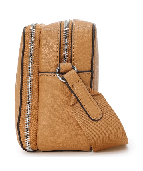Guess（ゲス）の「HADDINGTON Mini Double Zip Crossbody クロスボディバッグ（ショルダーバッグ・レディース・ライトブルー/ブラック/ライトグリーン/キャメル・ONE SIZE）」の6枚目の写真