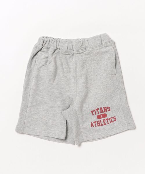 KiCCOLY(キッコリー)の「リバースウィーブ4.5分パンツ(その他パンツ・キッズ・グレー/レッド・120cm/130cm/110cm/140cm/150cm)」の1枚目の写真