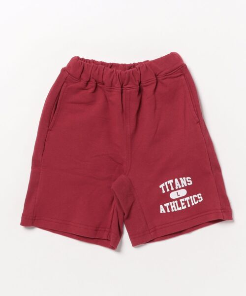 KiCCOLY(キッコリー)の「リバースウィーブ4.5分パンツ(その他パンツ・キッズ・グレー/レッド・120cm/130cm/110cm/140cm/150cm)」の2枚目の写真