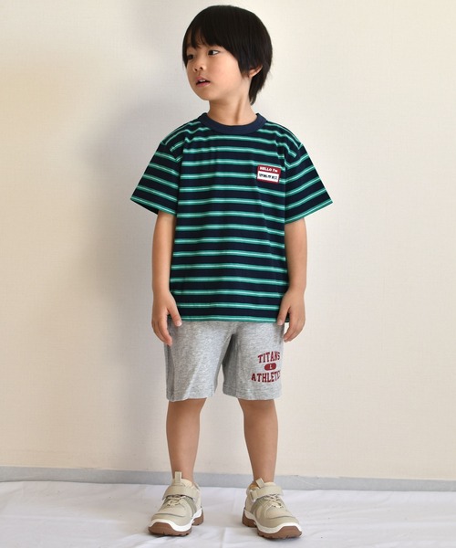 KiCCOLY(キッコリー)の「リバースウィーブ4.5分パンツ(その他パンツ・キッズ・グレー/レッド・120cm/130cm/110cm/140cm/150cm)」の5枚目の写真