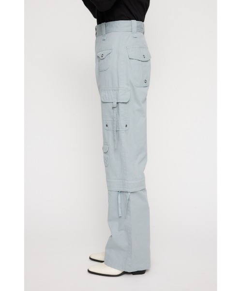 LAGUA GEM(ラグアジェム)の「2WAY POCKET MILITARY パンツ(カーゴパンツ・レディース・アイボリー/ライトブルー/チャコールグレー・X-SMALL/SMALL/MEDIUM)」の11枚目の写真