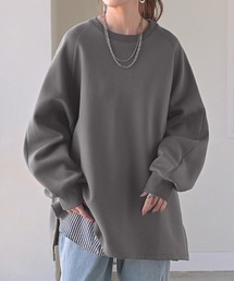 オーバーサイズダンボールプルオーバー