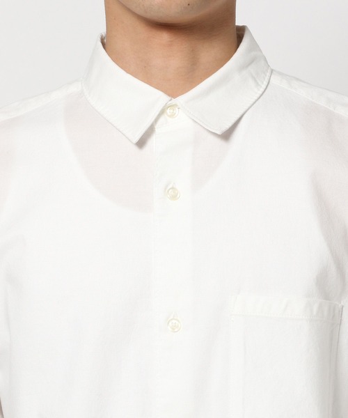 FOUND GOOD（ファウンドグッド）の「オックスSSシャツ（シャツ/ブラウス・メンズ・ホワイト系1/グレー系/ブルー系/ネイビー・XL/L/M）」の19枚目の写真