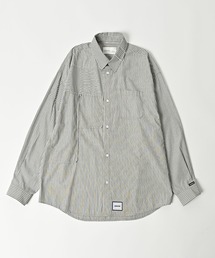 【ADAMPATEK/アダムパテック】striped anarchy shirt/ストライプアナーキーシャツAP2515008