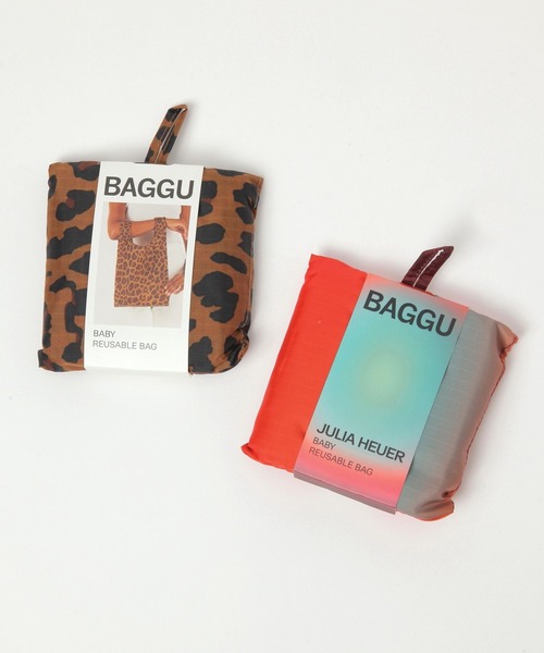 BAGGU（バグー）の「【BAGGU(バグゥ)】BABY25（エコバッグ/サブバッグ・レディース・グリーン/レオパード/オレンジ・0）」の18枚目の写真