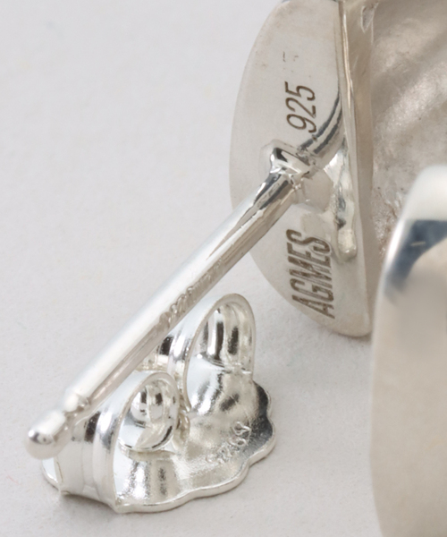 journal standard L'essage(ジャーナルスタンダードレサージュ)の「【AGMES/アグメス】SMALL CELA HOOPS STERLING SILVER:ピアス(両耳)(ピアス(両耳用)・レディース・シルバー・FREE)」の5枚目の写真