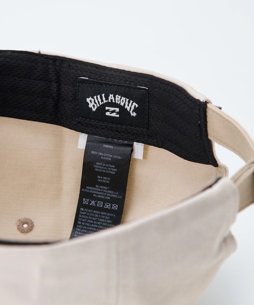 BILLABONG（ビラボン）の「BILLABONG メンズ GLOBAL ARCH STRAPBACK キャップ 【2025年春夏モデル】/ビラボンロゴキャップ（キャップ・メンズ・モスグリーン/ライトベージュ・FREE）」の11枚目の写真