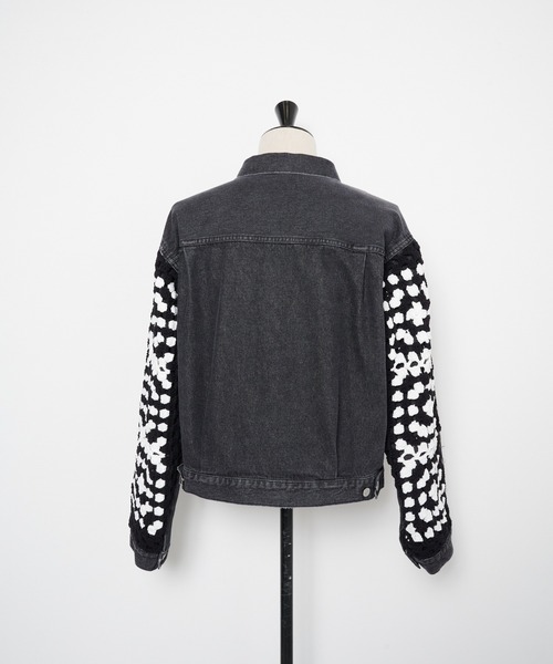 DISCOVERED】CROCHET DENIM BLOUSON（デニムジャケット）｜DISCOVERED