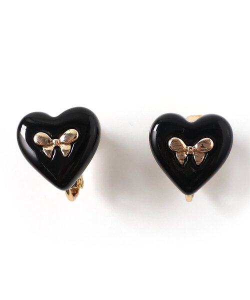 algy（アルジー）の「リボンハートイヤリング（その他雑貨・キッズ・ブラック・FREE）」の5枚目の写真