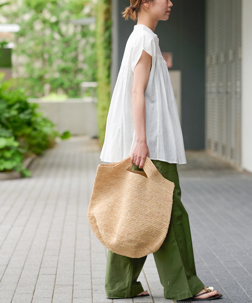JOURNAL STANDARD relume(ジャーナルスタンダード レリューム)の「《追加》手洗い可 / ボイルピンタックフレンチブラウス(シャツ/ブラウス・レディース・ブラック/ホワイト/ブルー系その他・FREE)」の16枚目の写真