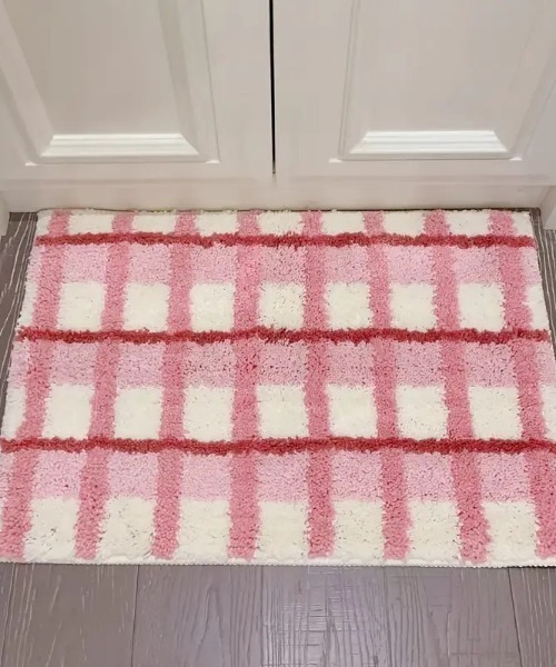 Made in I（メイドインアイ）の「モダンマルチラグマット（ラグ/マット・レディース・ブルー/ブラック/アイボリー/レッド/ブラウン系その他/イエロー系その他/ピンク系その他・FREE）」の7枚目の写真