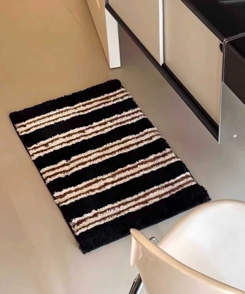 Made in I（メイドインアイ）の「モダンマルチラグマット（ラグ/マット・レディース・ブルー/ブラック/アイボリー/レッド/ブラウン系その他/イエロー系その他/ピンク系その他・FREE）」の8枚目の写真