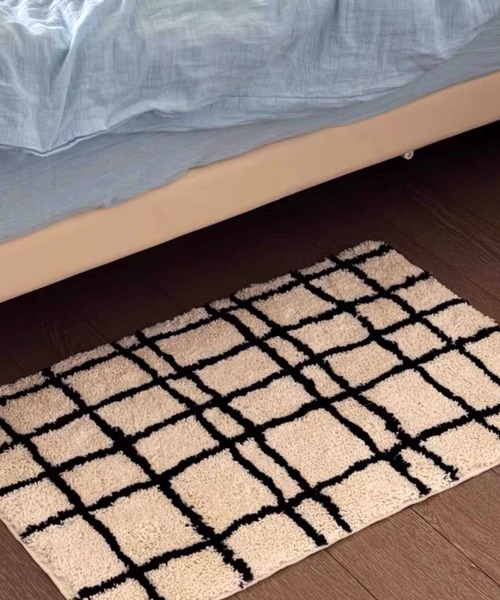 Made in I（メイドインアイ）の「モダンマルチラグマット（ラグ/マット・レディース・ブルー/ブラック/アイボリー/レッド/ブラウン系その他/イエロー系その他/ピンク系その他・FREE）」の15枚目の写真