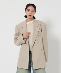 セール】Uneck Pullover Jacket（ノーカラージャケット