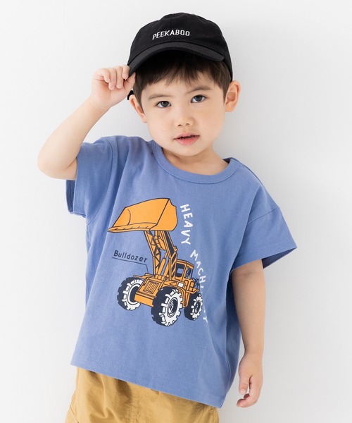 chil2(チルツー)の「綿100% プリント 半袖Tシャツ(Tシャツ/カットソー・キッズ・A/H/J/O/Q/C/D/E/F/S/T/K/L/M/N/B/G/I/P/R・80cm/90cm/100cm/110cm/120cm/130cm/140cm)」の7枚目の写真