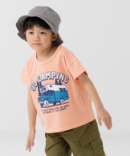 chil2(チルツー)の「綿100% プリント 半袖Tシャツ(Tシャツ/カットソー・キッズ・A/H/J/O/Q/C/D/E/F/S/T/K/L/M/N/B/G/I/P/R・80cm/90cm/100cm/110cm/120cm/130cm/140cm)」の9枚目の写真