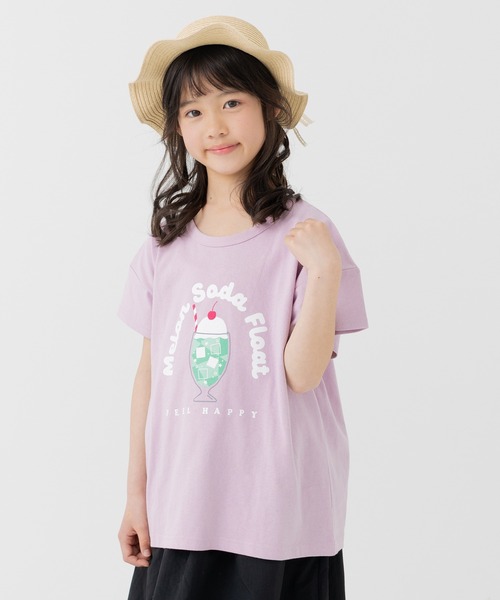 chil2(チルツー)の「綿100% プリント 半袖Tシャツ(Tシャツ/カットソー・キッズ・A/H/J/O/Q/C/D/E/F/S/T/K/L/M/N/B/G/I/P/R・80cm/90cm/100cm/110cm/120cm/130cm/140cm)」の12枚目の写真
