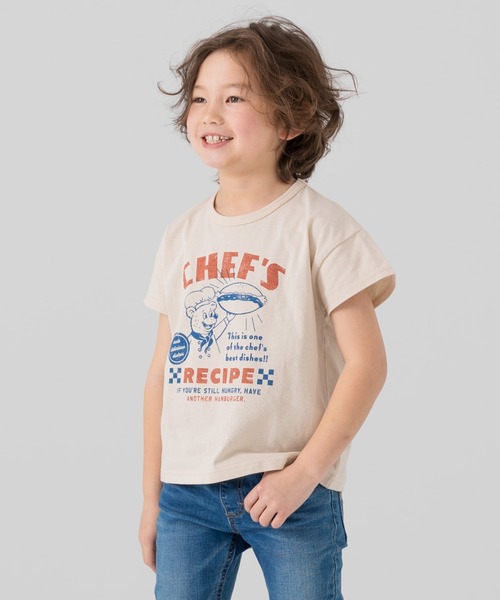chil2(チルツー)の「綿100% プリント 半袖Tシャツ(Tシャツ/カットソー・キッズ・A/H/J/O/Q/C/D/E/F/S/T/K/L/M/N/B/G/I/P/R・80cm/90cm/100cm/110cm/120cm/130cm/140cm)」の15枚目の写真