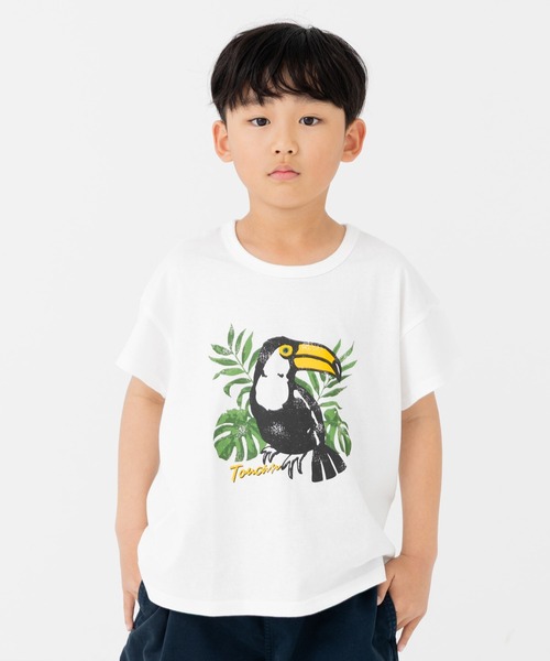 chil2(チルツー)の「綿100% プリント 半袖Tシャツ(Tシャツ/カットソー・キッズ・A/H/J/O/Q/C/D/E/F/S/T/K/L/M/N/B/G/I/P/R・80cm/90cm/100cm/110cm/120cm/130cm/140cm)」の17枚目の写真