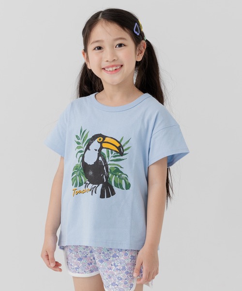 chil2(チルツー)の「綿100% プリント 半袖Tシャツ(Tシャツ/カットソー・キッズ・A/H/J/O/Q/C/D/E/F/S/T/K/L/M/N/B/G/I/P/R・80cm/90cm/100cm/110cm/120cm/130cm/140cm)」の18枚目の写真