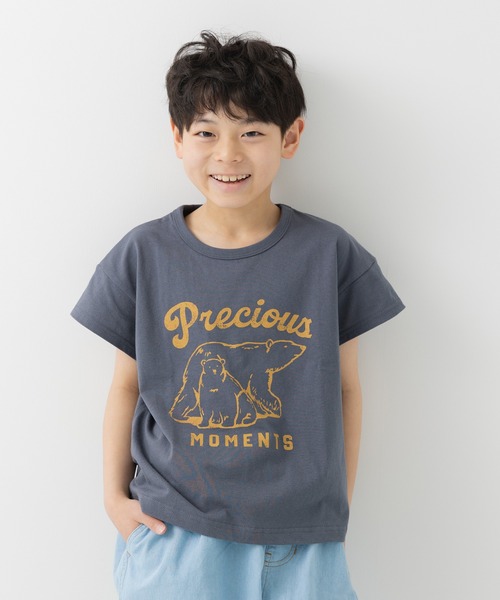 chil2(チルツー)の「綿100% プリント 半袖Tシャツ(Tシャツ/カットソー・キッズ・A/H/J/O/Q/C/D/E/F/S/T/K/L/M/N/B/G/I/P/R・80cm/90cm/100cm/110cm/120cm/130cm/140cm)」の20枚目の写真