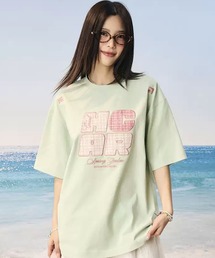 Harsh and Cruel ユニセックスシャツ ロンＴ バイカラー Harsh and Cruel ユニセックスシャツ ロンT バイカラー