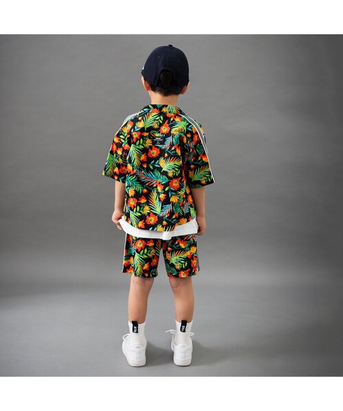 BREEZE（ブリーズ）の「【B NEW JACK/ジュニア対応】サイドライン総柄パンツ_90～160cm展開（その他パンツ・キッズ・オフホワイト/ブラック/パープル・90/100/110/120/130/140/150/160）」の5枚目の写真