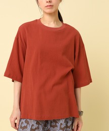 M2424 コットンワッシャーレイヤードTシャツ