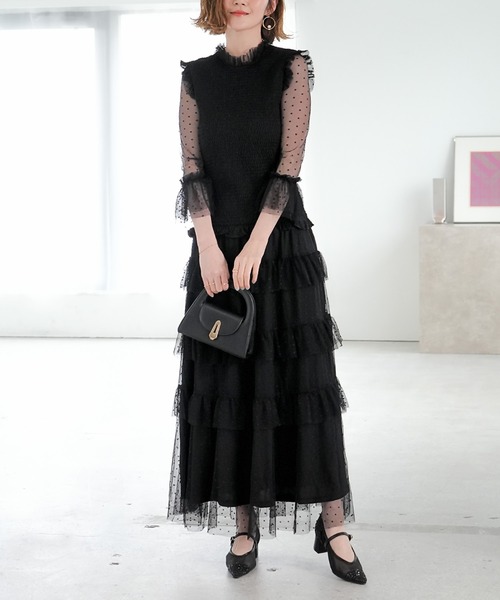 セール】シアーチュールストラップパンプス（パンプス）｜AmiAmi