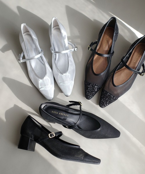 セール】シアーチュールストラップパンプス（パンプス）｜AmiAmi