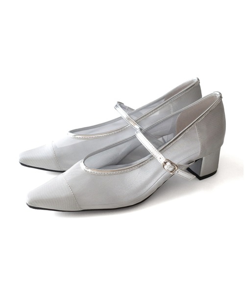 セール】シアーチュールストラップパンプス（パンプス）｜AmiAmi