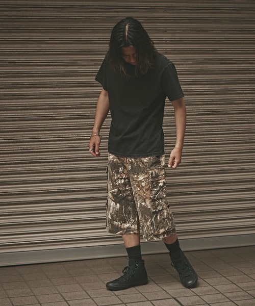 ALL RUNS（オールランズ）の「リアルツリー柄 ハーフカーゴパンツ（カーゴパンツ・メンズ・リアルツリーカモ・L/M）」の7枚目の写真