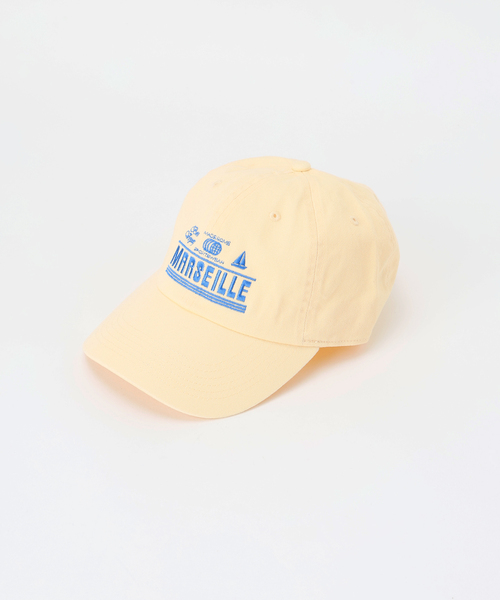 SLOBE IENA（スローブイエナ）の「made some sports wear for SLOBE IENA ロゴキャップ（キャップ・レディース・イエロー/ネイビー/ホワイト/ブラウン/ダークブルー/イエロー系・FREE）」の6枚目の写真